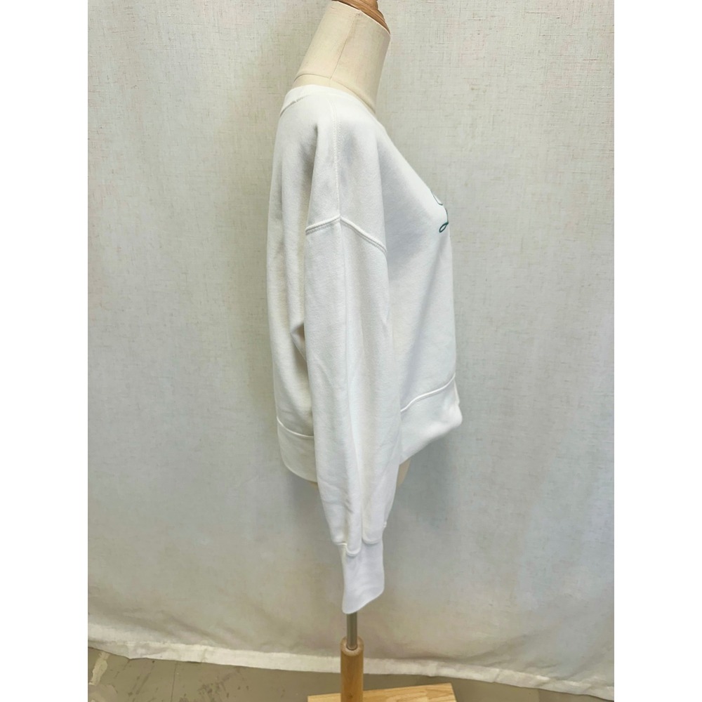 Abercrombie & Fitch Sweatshirt Size Large White Le Jardin Paris Graphic Pullover - Picture 7 of 14